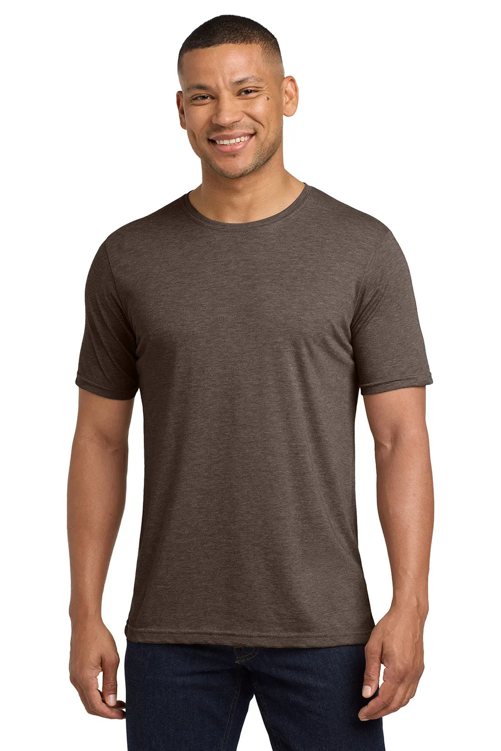Next Level Mens Jersey Short Sleeve Crewneck T-Shirt - Espresso Brown