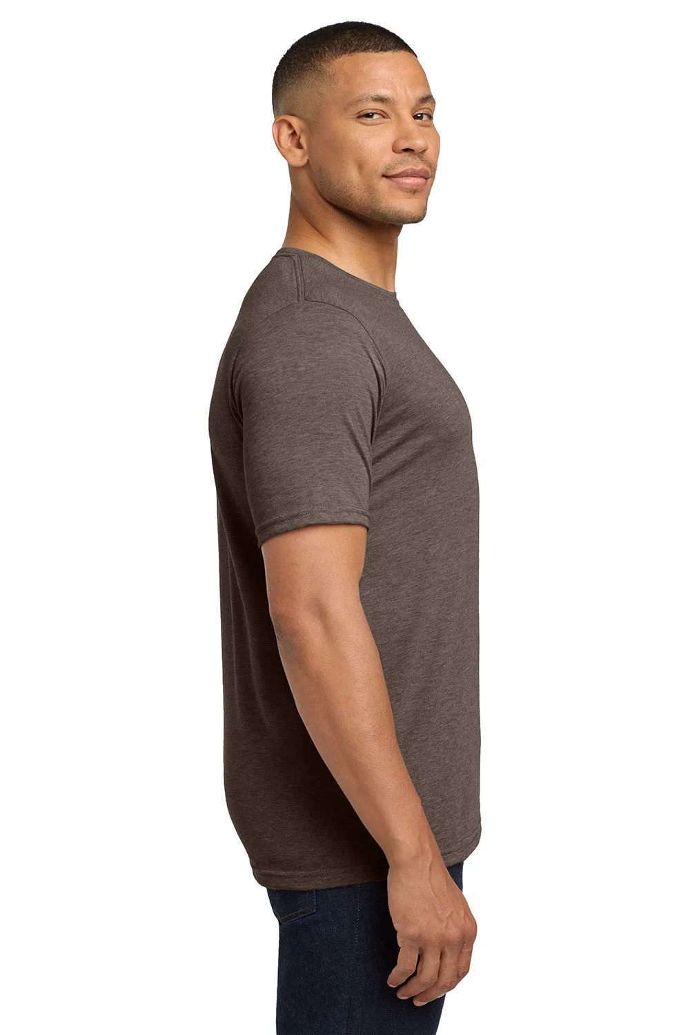 Next Level Mens Jersey Short Sleeve Crewneck T-Shirt - Espresso Brown