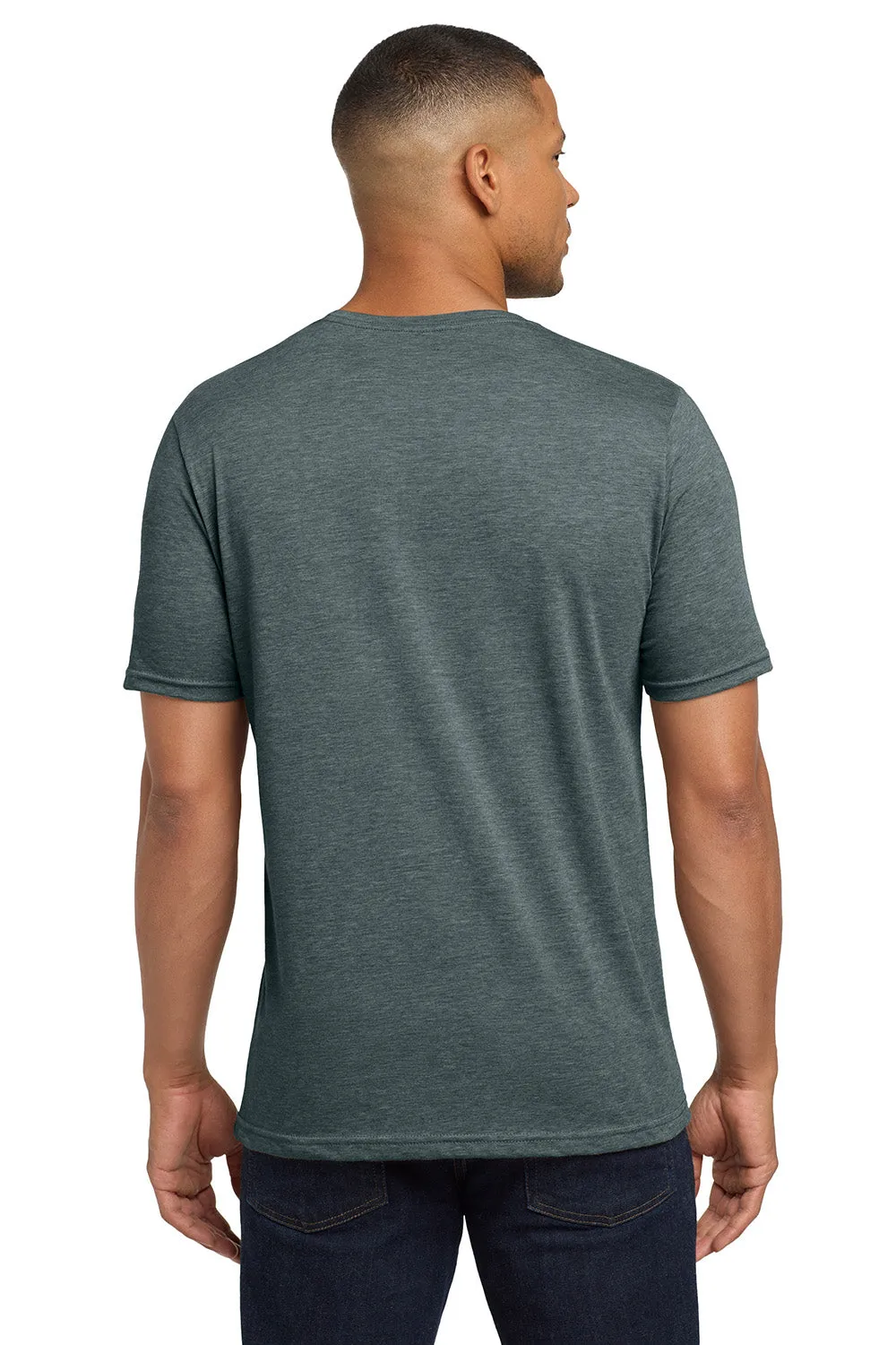 Next Level Mens Jersey Short Sleeve Crewneck T-Shirt - Indigo Blue