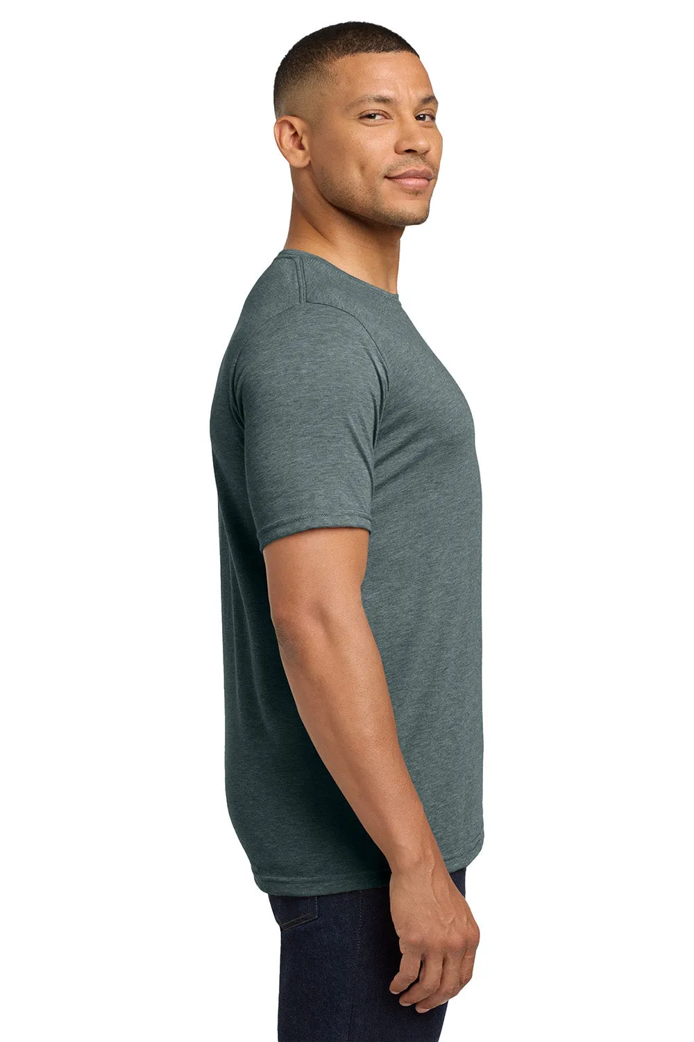 Next Level Mens Jersey Short Sleeve Crewneck T-Shirt - Indigo Blue