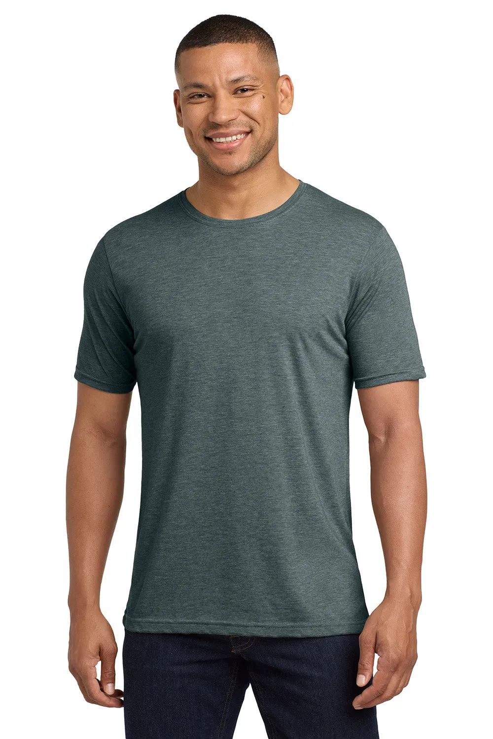 Next Level Mens Jersey Short Sleeve Crewneck T-Shirt - Indigo Blue