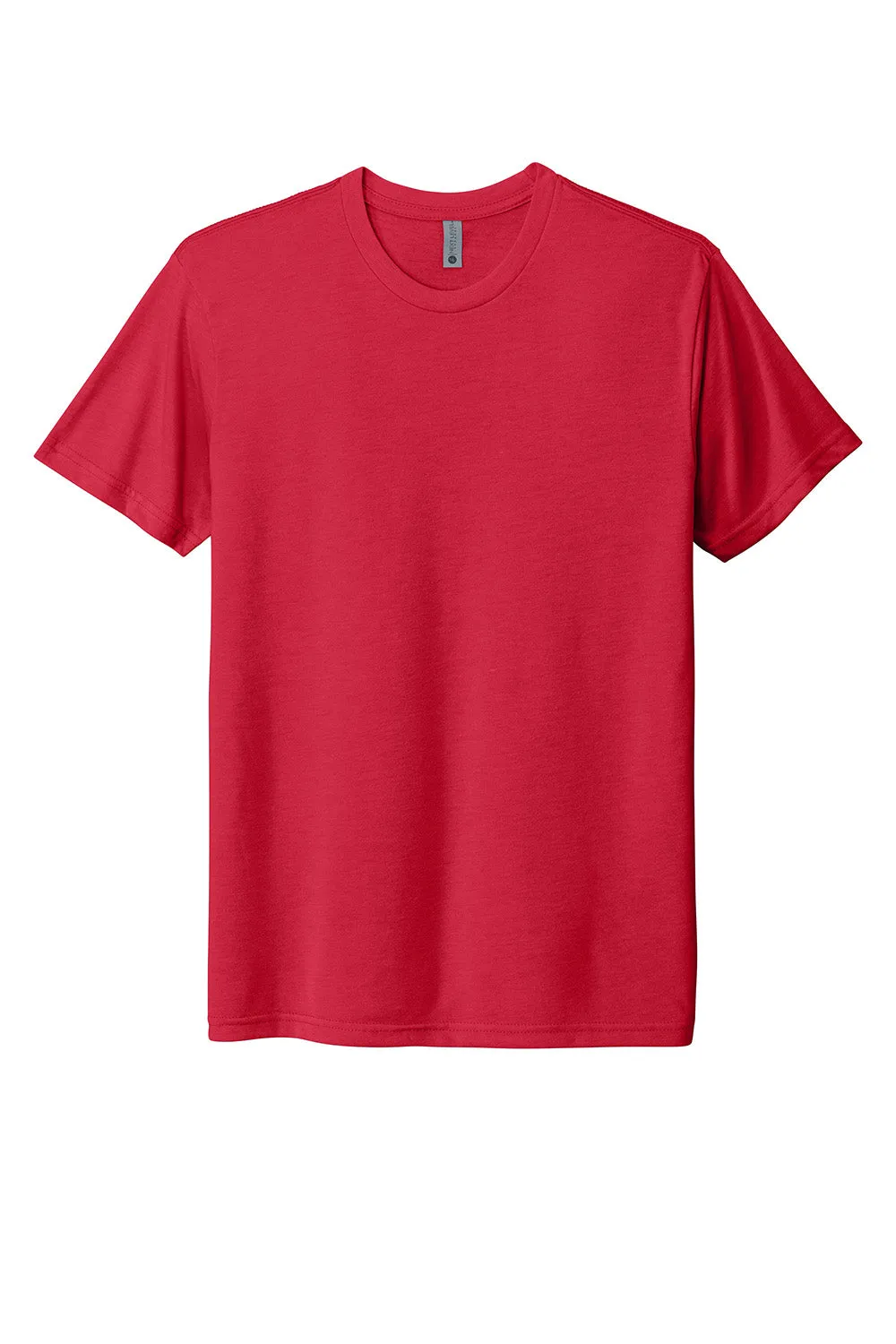 Next Level Mens Jersey Short Sleeve Crewneck T-Shirt - Red