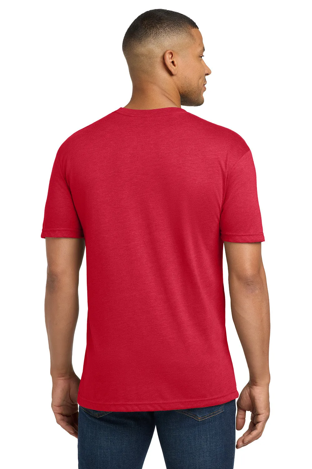 Next Level Mens Jersey Short Sleeve Crewneck T-Shirt - Red