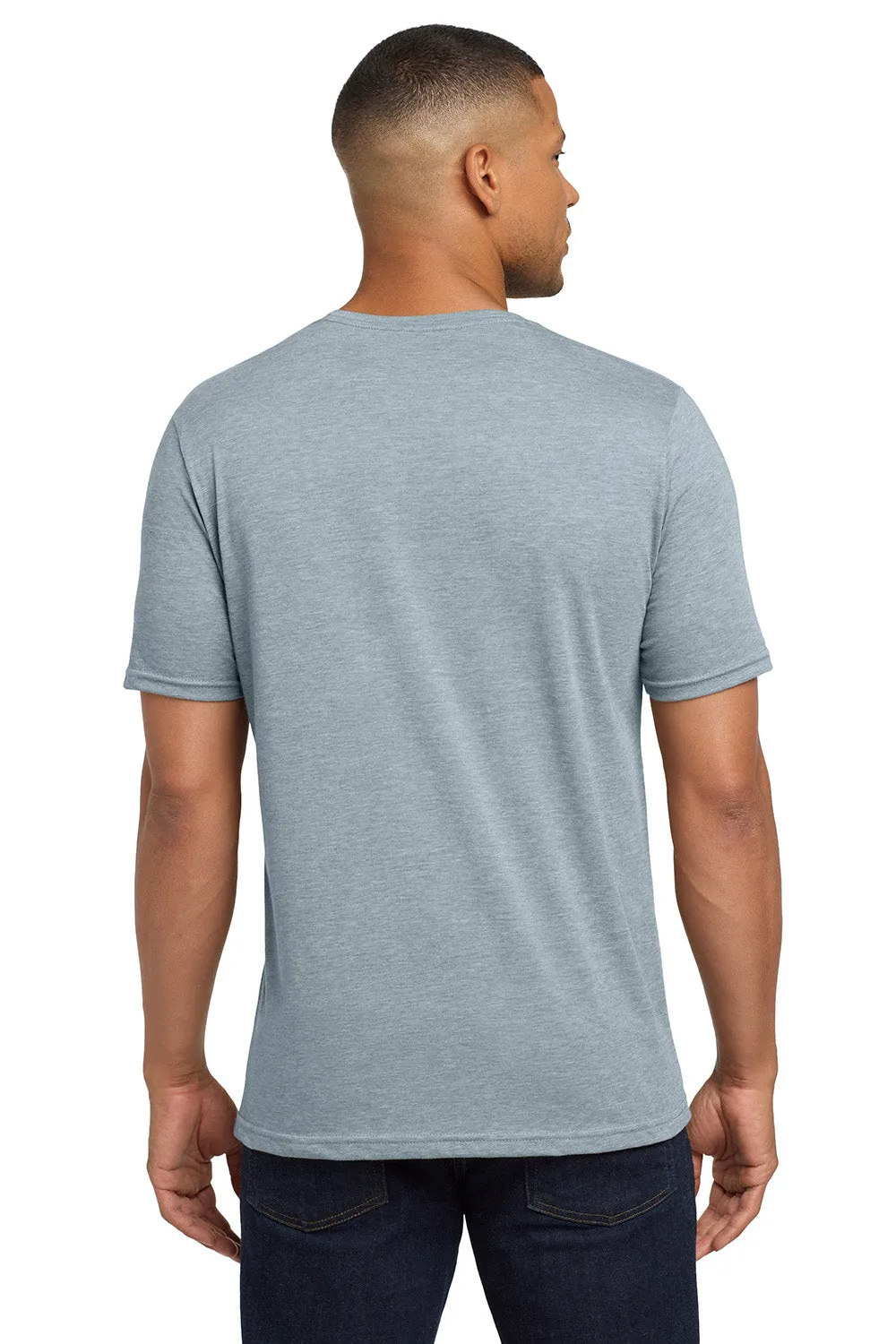 Next Level Mens Jersey Short Sleeve Crewneck T-Shirt - Stonewashed Denim Blue