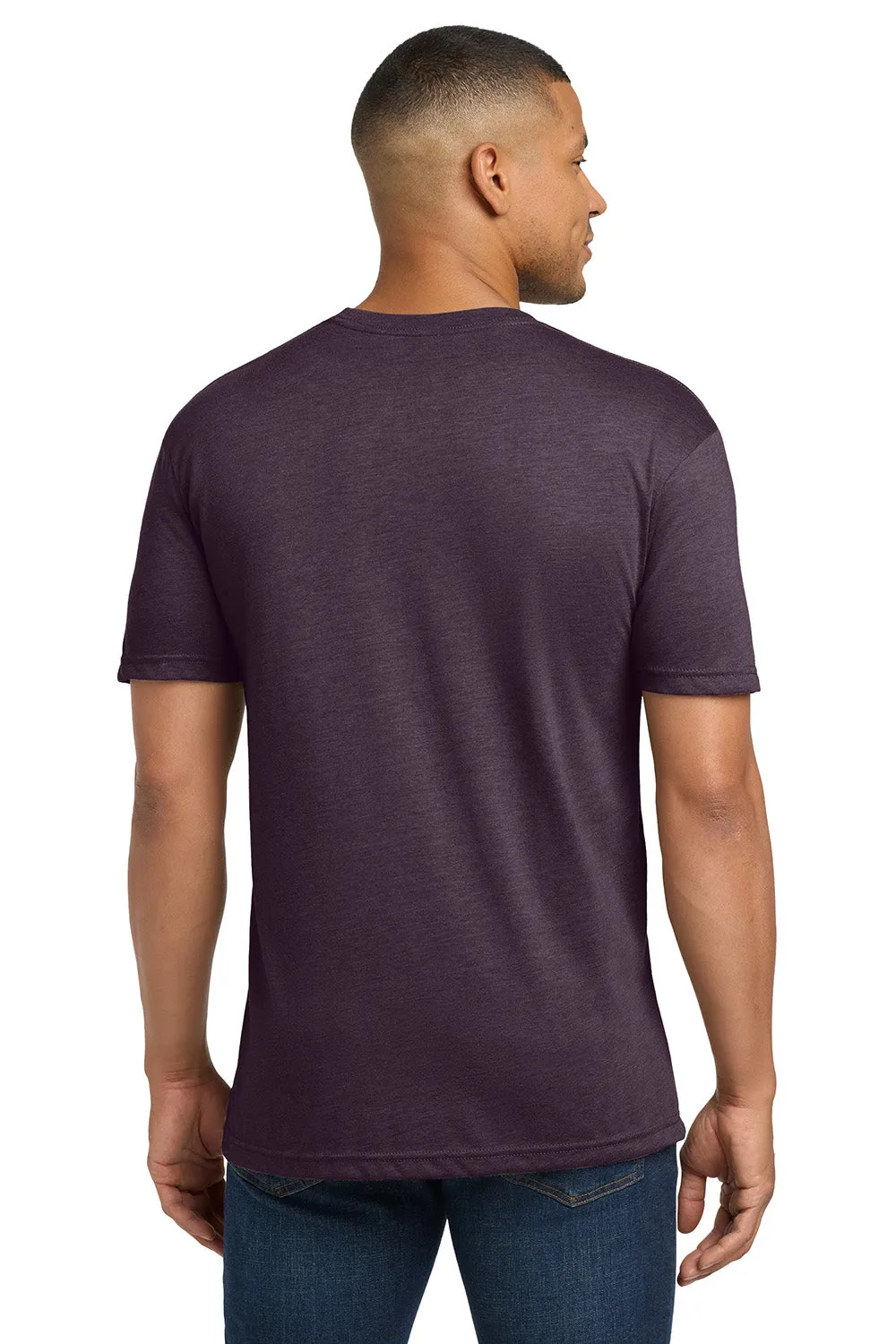 Next Level Mens Jersey Short Sleeve Crewneck T-Shirt - Vintage Purple