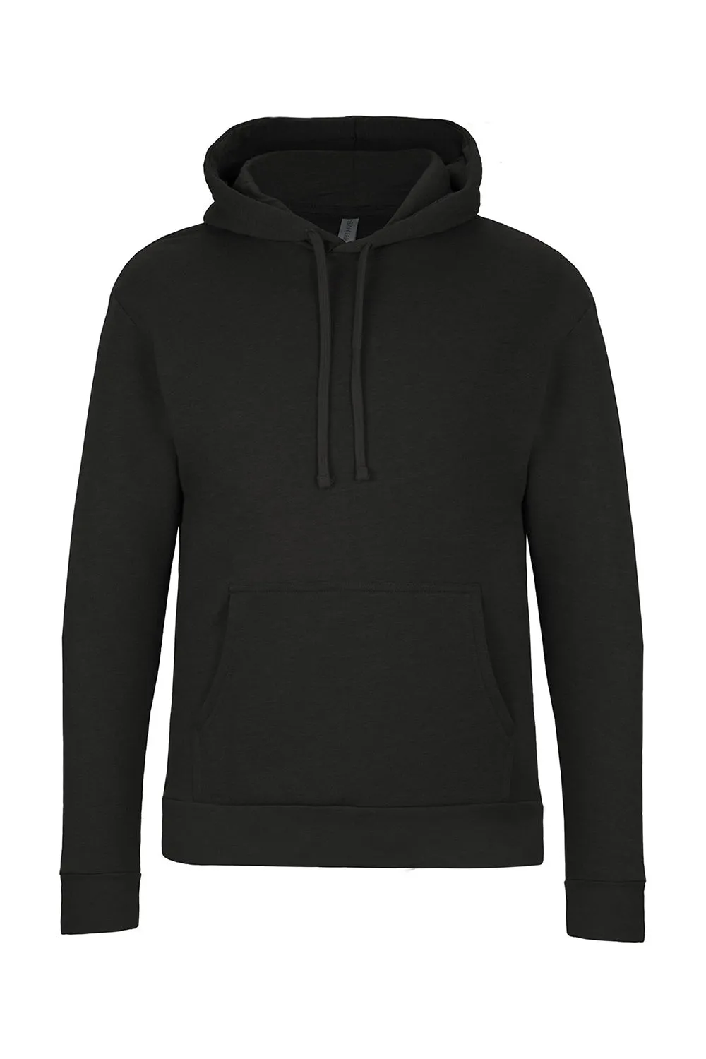Next Level Mens Malibu Hooded Sweatshirt Hoodie w/ Pouch Pocket - Heather Black