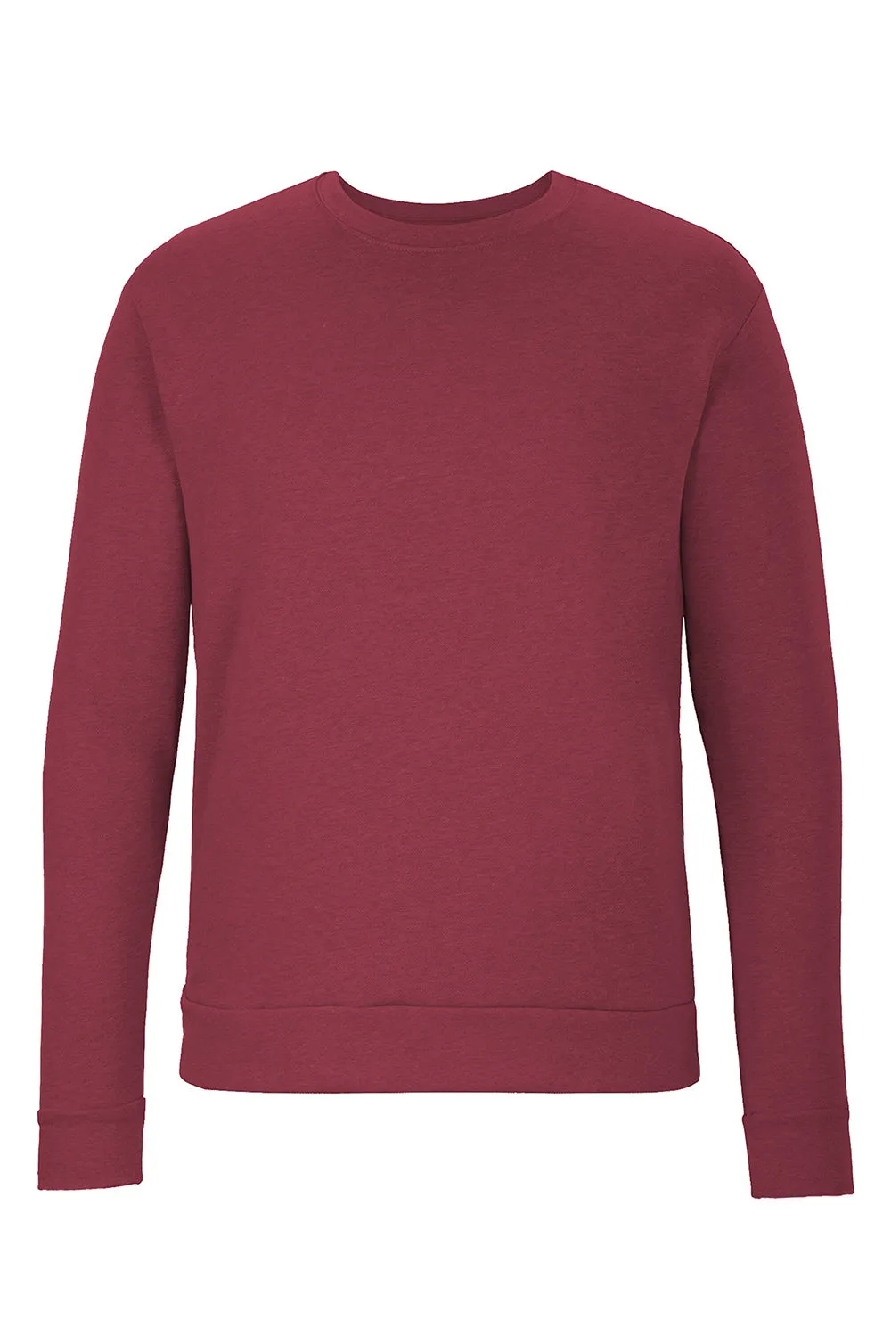 Next Level Mens PCH Crewneck Sweatshirt - Heather Cardinal Red