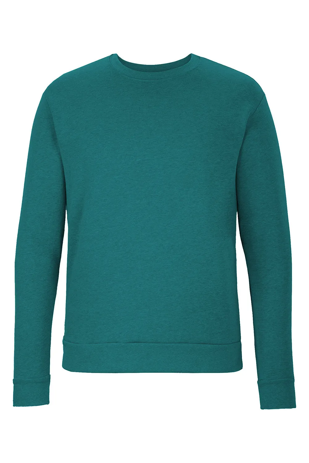Next Level Mens PCH Crewneck Sweatshirt - Heather Teal Green