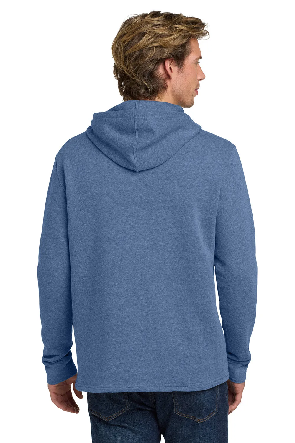 Next Level Mens PCH Fleece Hooded Sweatshirt Hoodie w/ Pockets - Heather Bay Blue