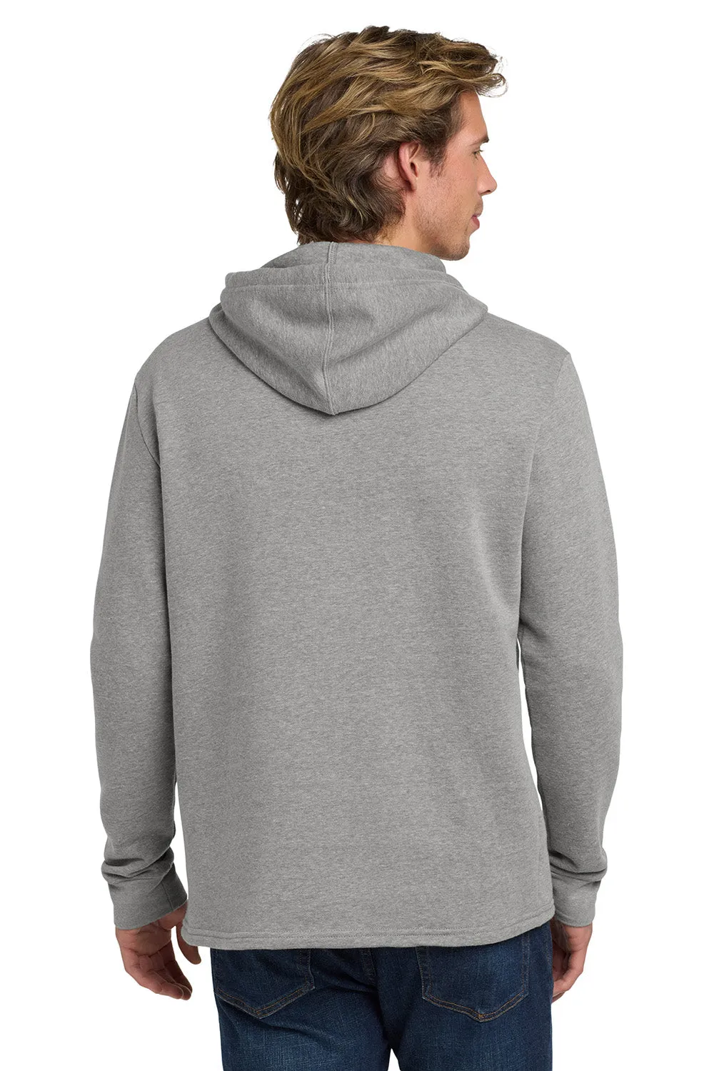 Next Level Mens PCH Fleece Hooded Sweatshirt Hoodie w/ Pockets - Heather Grey