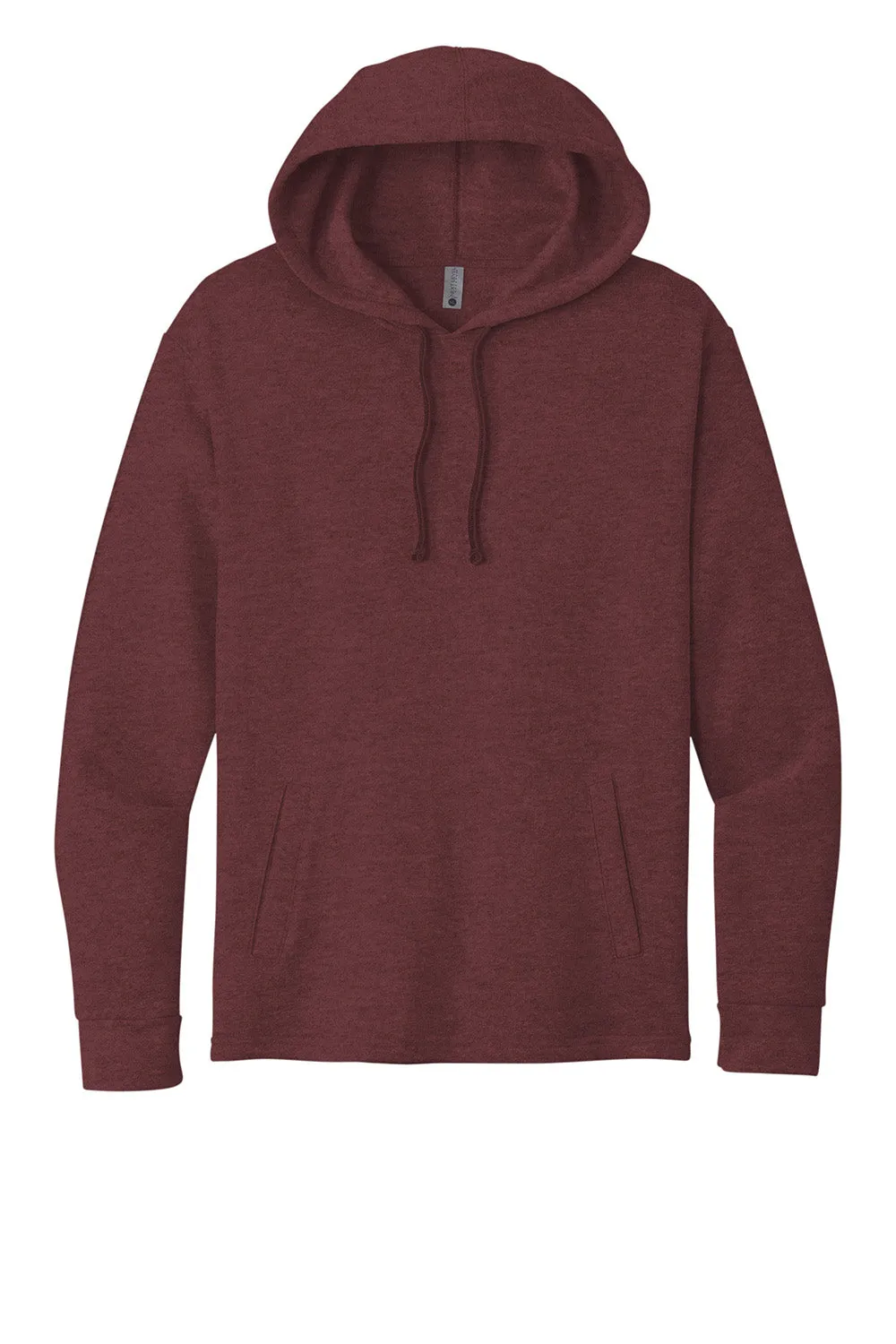 Next Level Mens PCH Fleece Hooded Sweatshirt Hoodie w/ Pockets - Heather Maroon