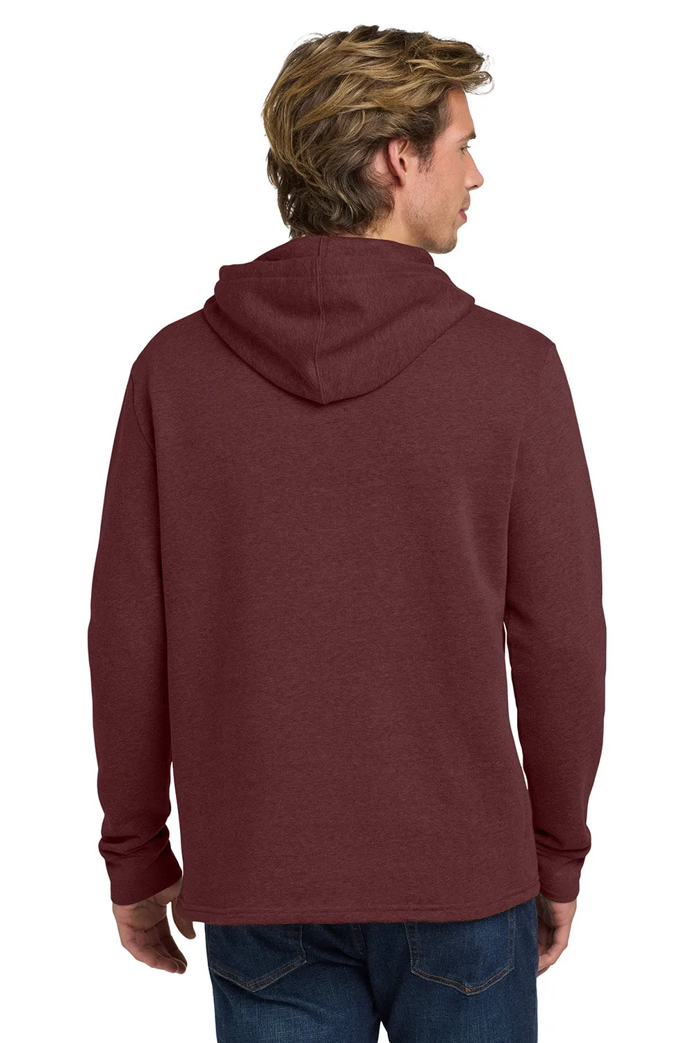 Next Level Mens PCH Fleece Hooded Sweatshirt Hoodie w/ Pockets - Heather Maroon