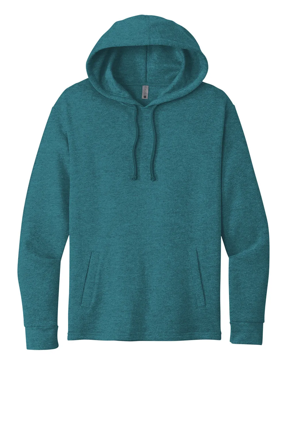 Next Level Mens PCH Fleece Hooded Sweatshirt Hoodie w/ Pockets - Heather Teal Blue