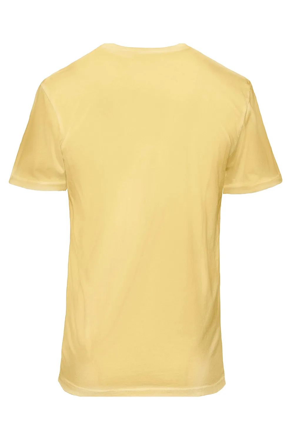 Next Level Mens Soft Wash Short Sleeve Crewneck T-Shirt - Banana Cream Yellow