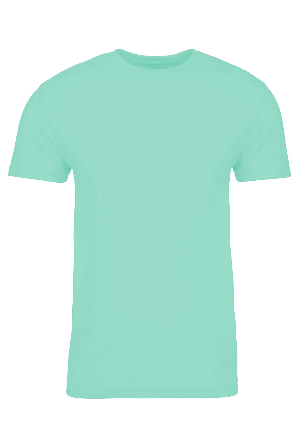 Next Level Mens Sueded Jersey Short Sleeve Crewneck T-Shirt - Tahiti Blue