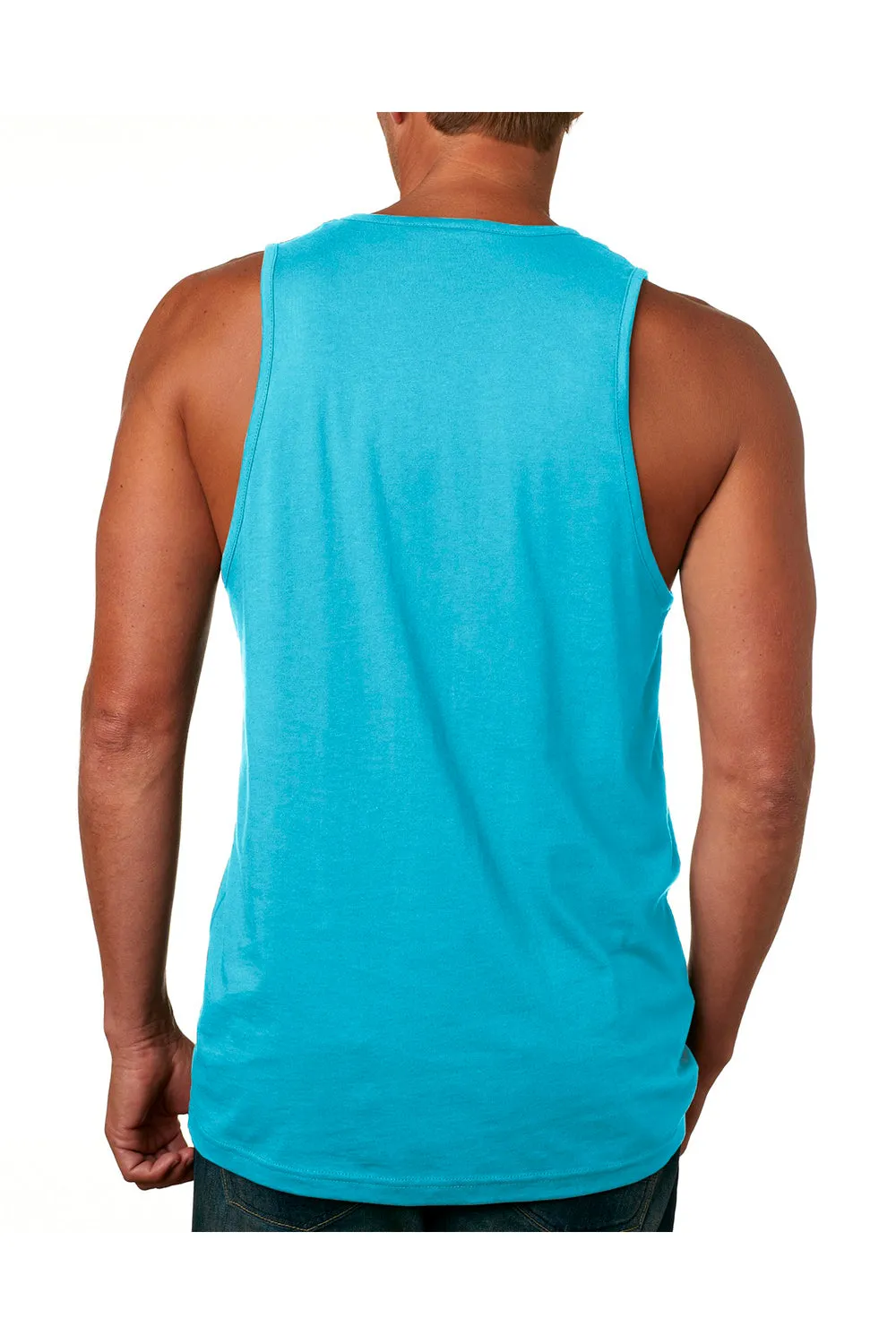 Next Level Mens Tank Top - Tahiti Blue