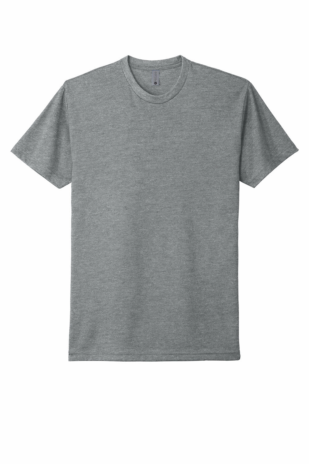 Next Level Mens CVC Jersey Short Sleeve Crewneck T-Shirt - Heather Dark Grey