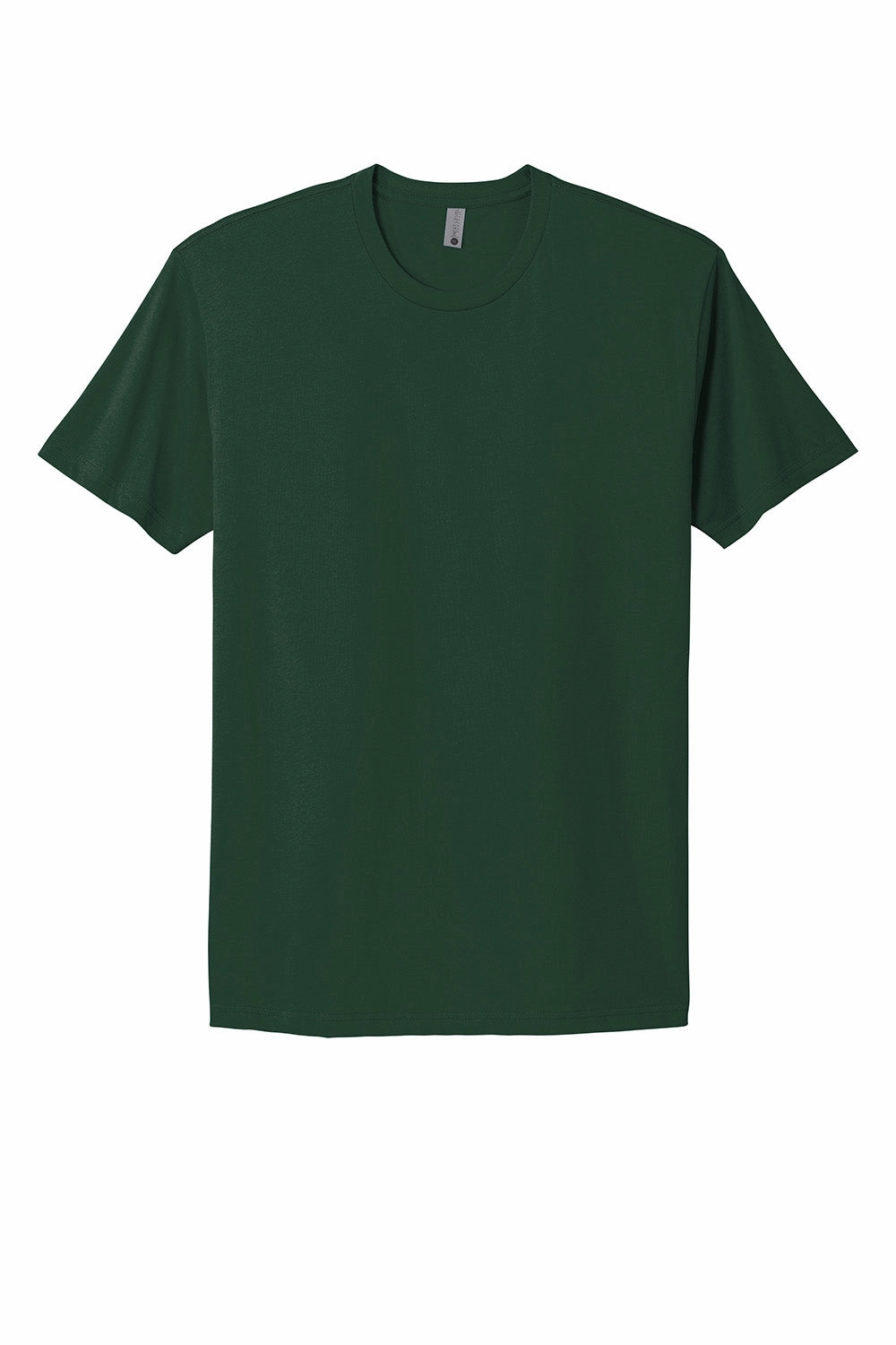 Next Level Mens Fine Jersey Short Sleeve Crewneck T-Shirt - Forest Green