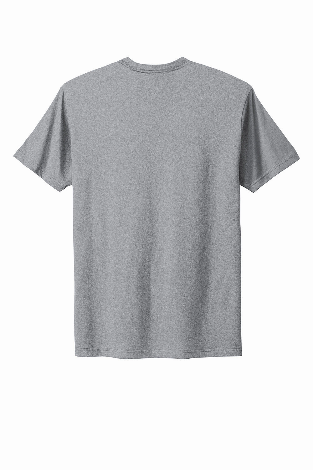 Next Level Mens Fine Jersey Short Sleeve Crewneck T-Shirt - Heather Grey