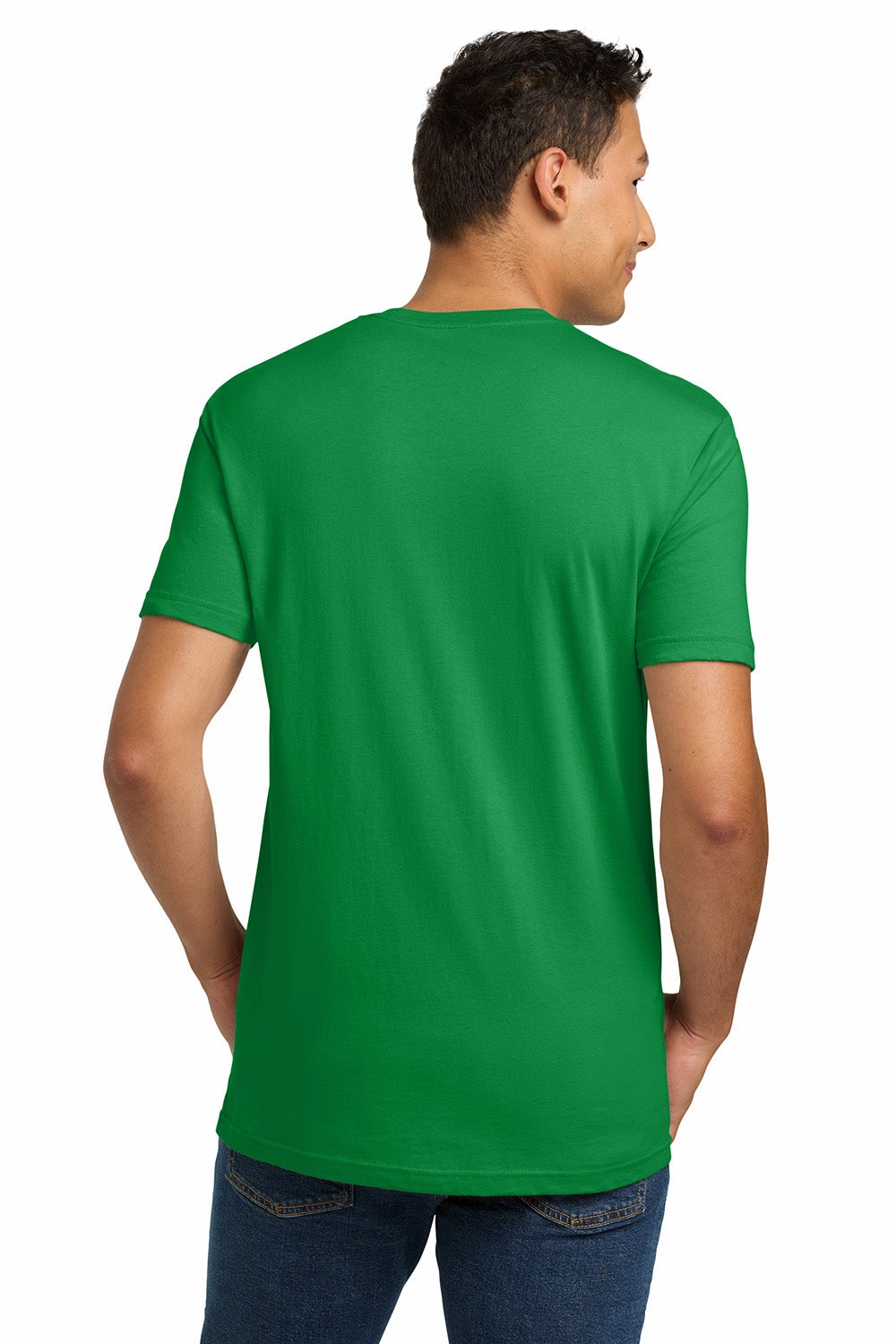 Next Level Mens Fine Jersey Short Sleeve Crewneck T-Shirt - Kelly Green