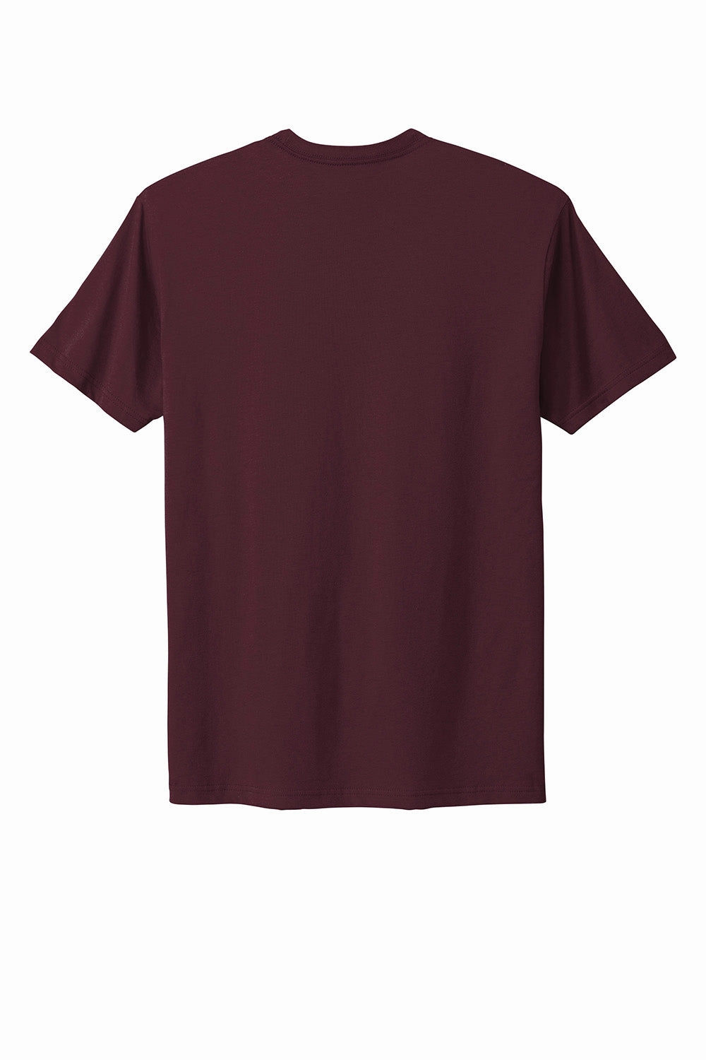 Next Level Mens Fine Jersey Short Sleeve Crewneck T-Shirt - Maroon