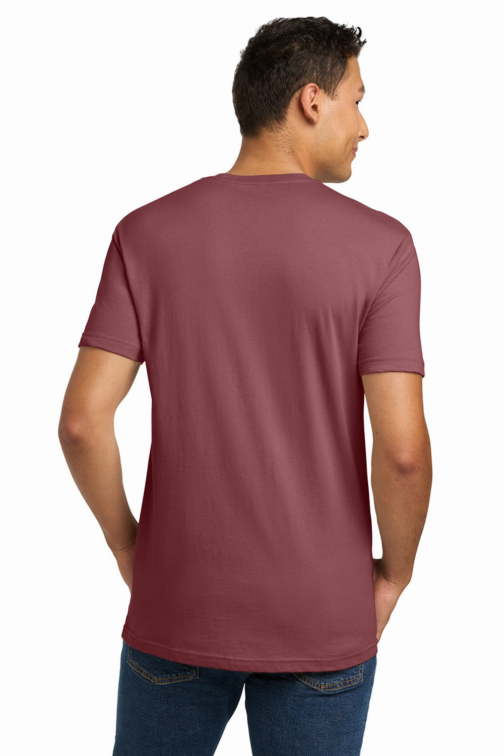 Next Level Mens Fine Jersey Short Sleeve Crewneck T-Shirt - Mauve
