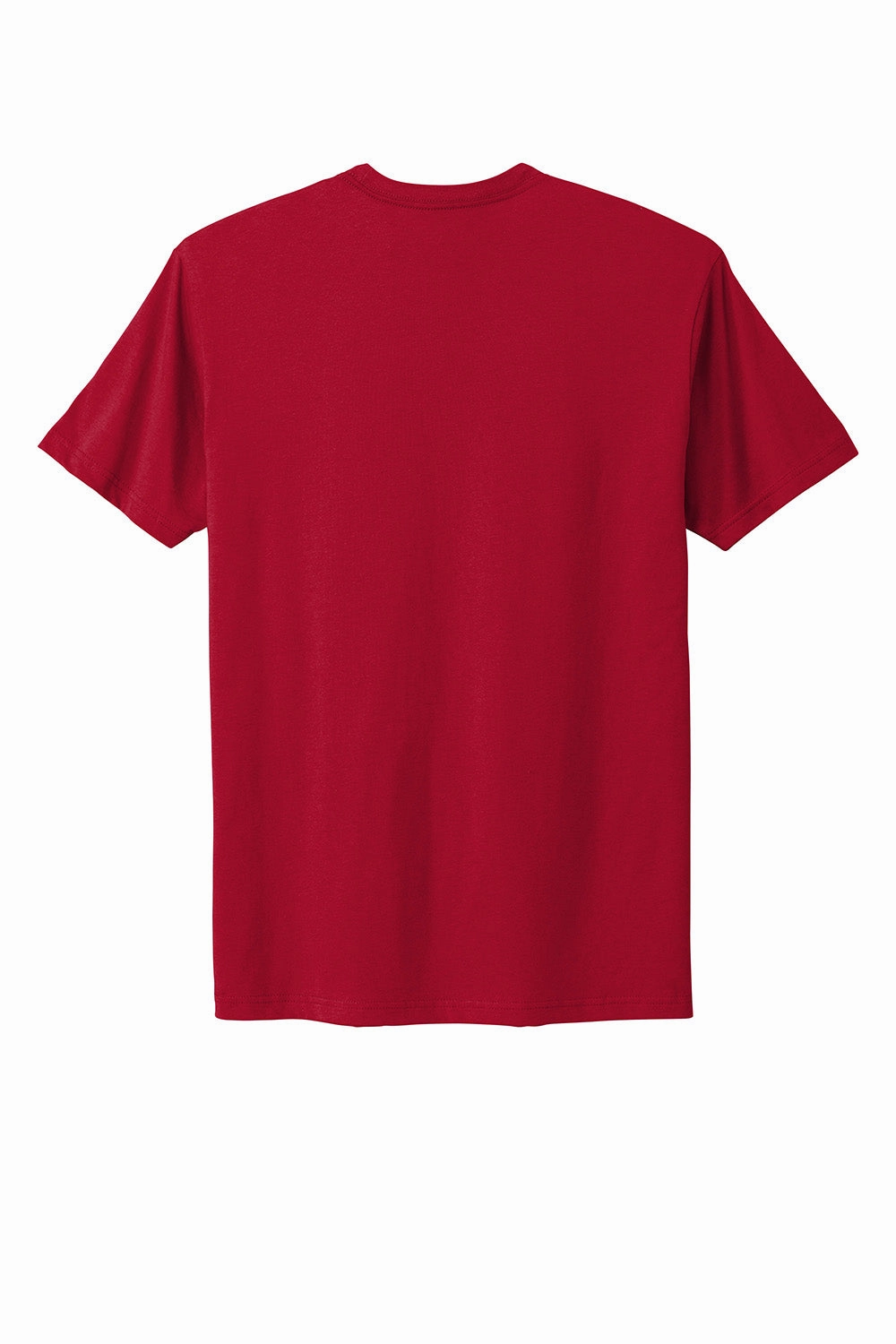 Next Level Mens Fine Jersey Short Sleeve Crewneck T-Shirt - Red