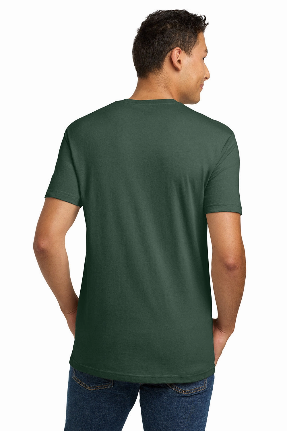 Next Level Mens Fine Jersey Short Sleeve Crewneck T-Shirt - Royal Pine Green