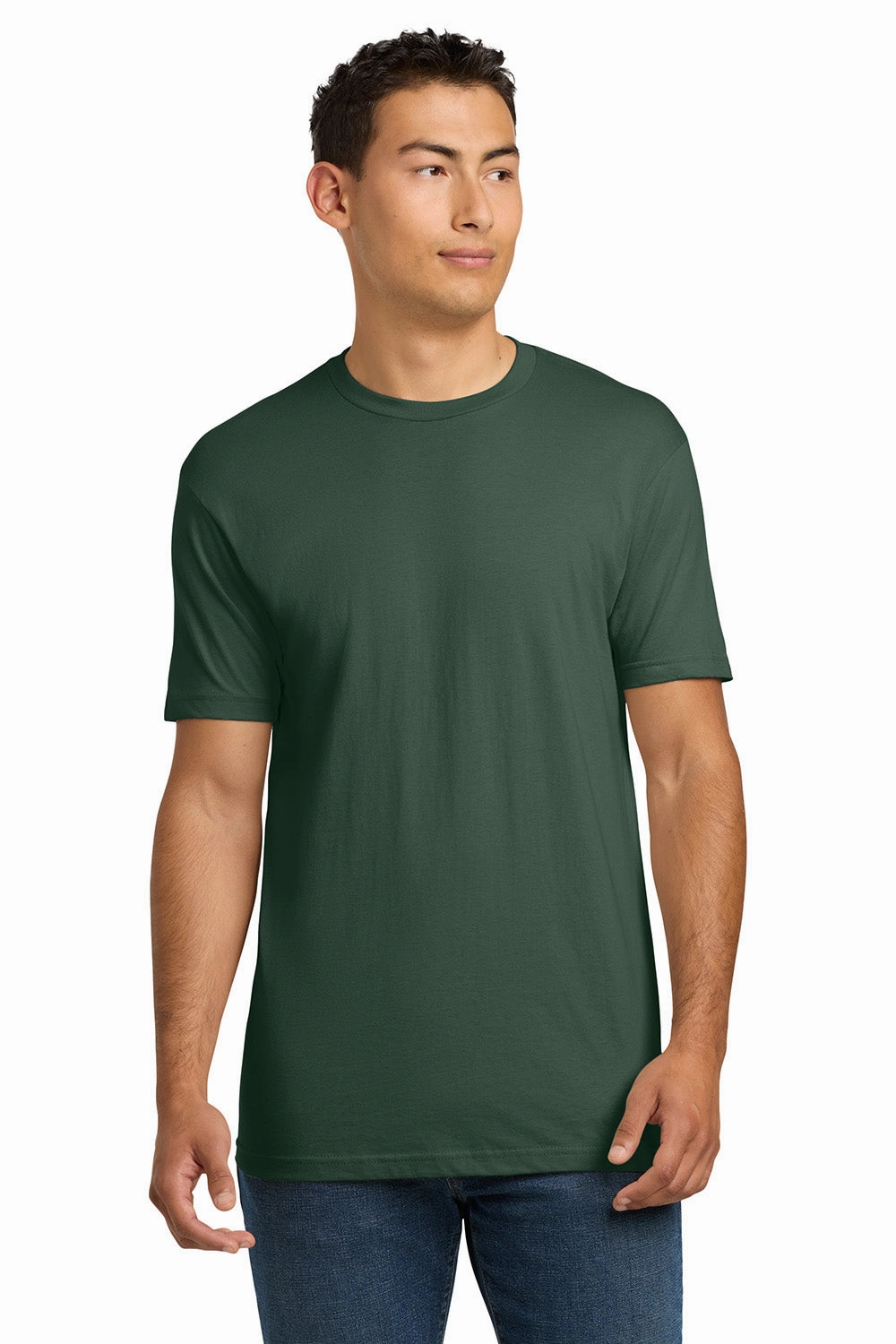 Next Level Mens Fine Jersey Short Sleeve Crewneck T-Shirt - Royal Pine Green