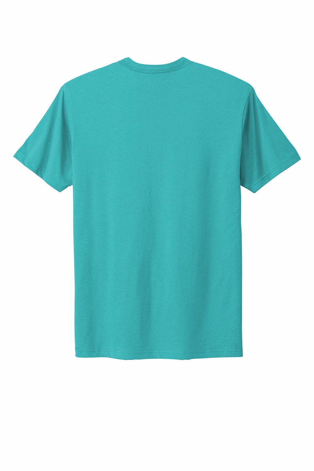 Next Level Mens Fine Jersey Short Sleeve Crewneck T-Shirt - Tahiti Blue
