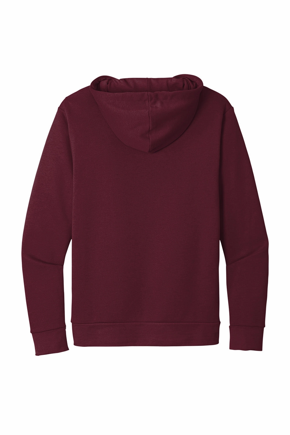 Next Level Mens Fleece Hooded Sweatshirt Hoodie w/ Pouch Pocket - Maroon