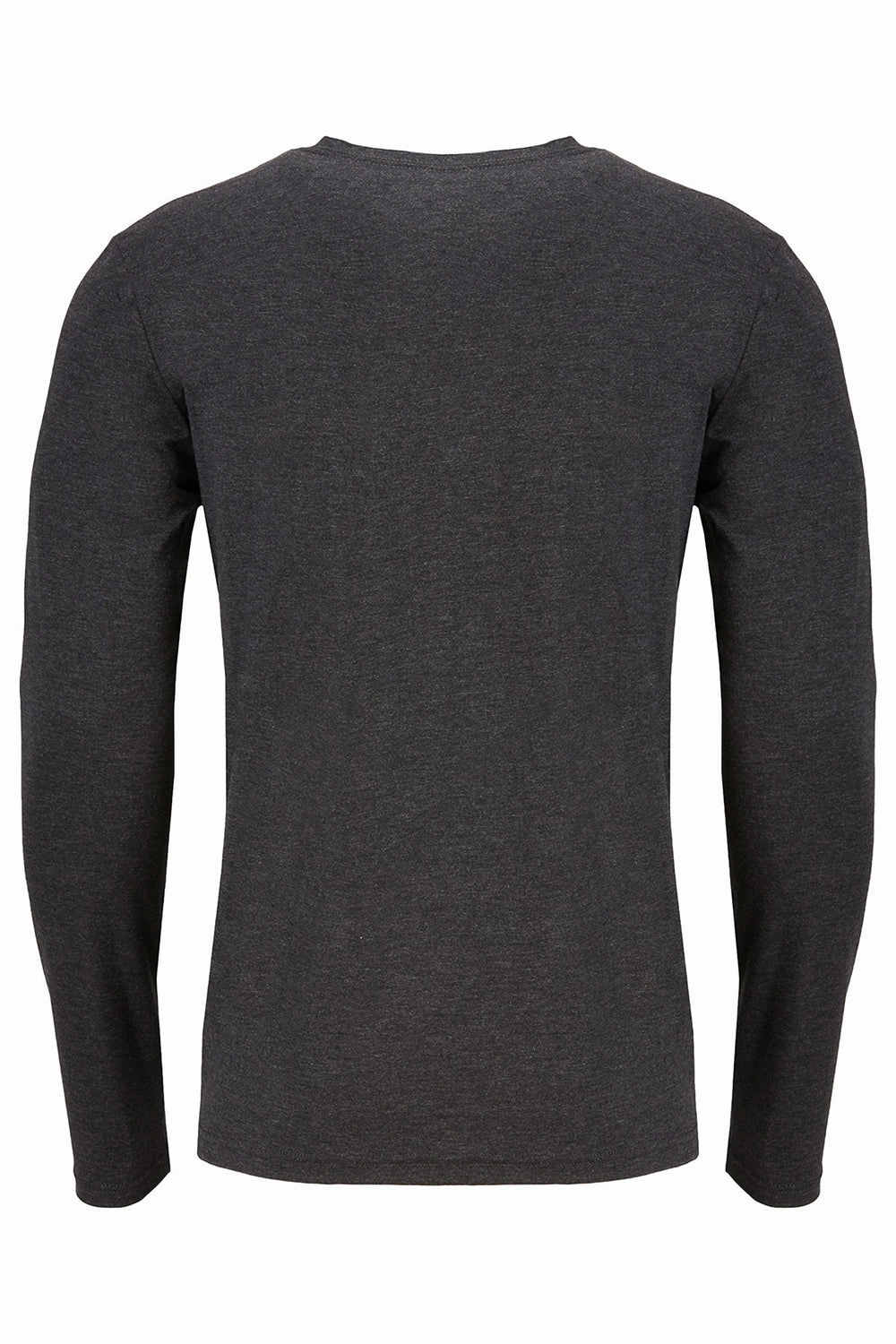 Next Level Mens Jersey Long Sleeve Crewneck T-Shirt - Vintage Black