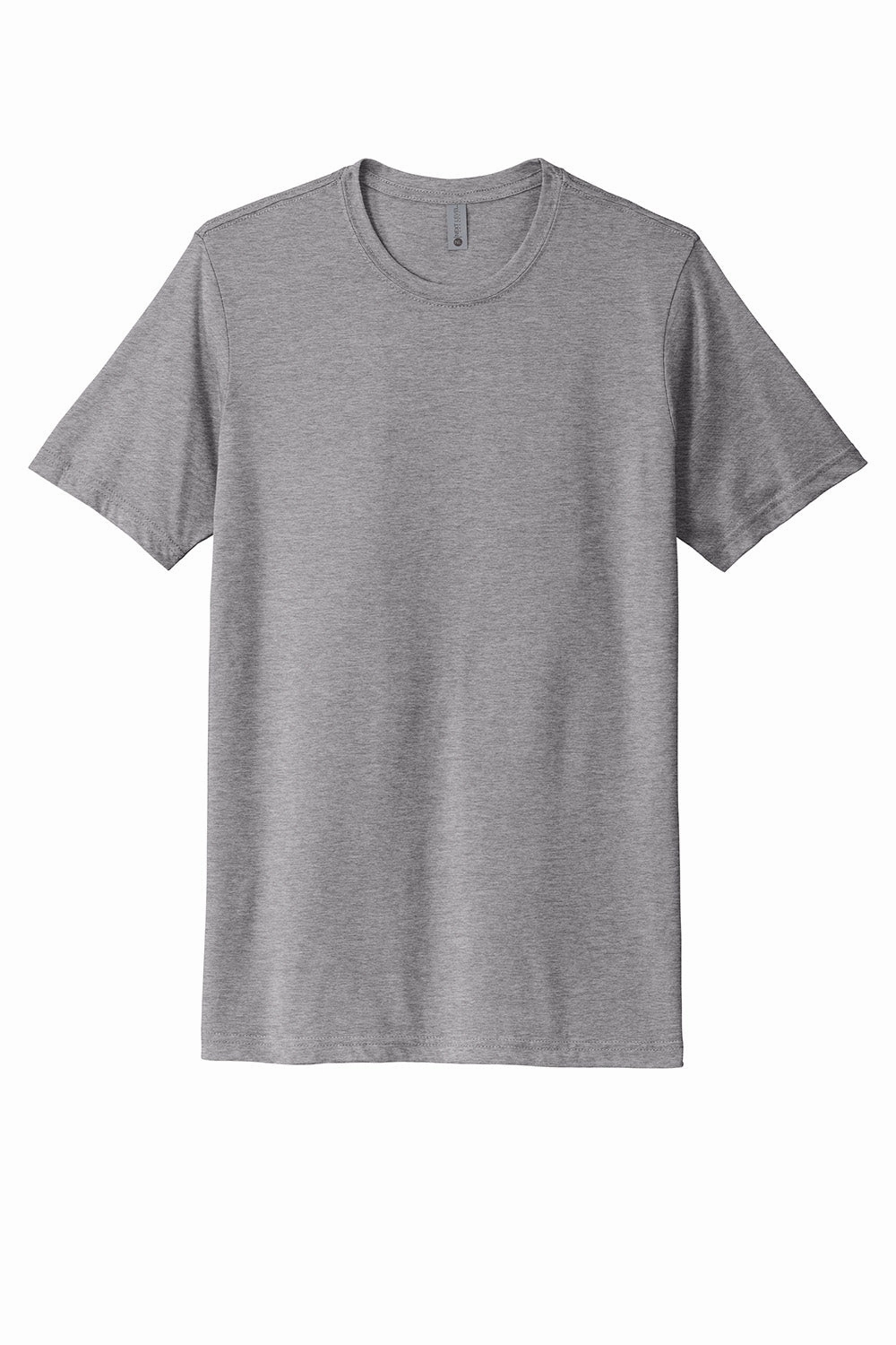 Next Level Mens Jersey Short Sleeve Crewneck T-Shirt - Heather Grey