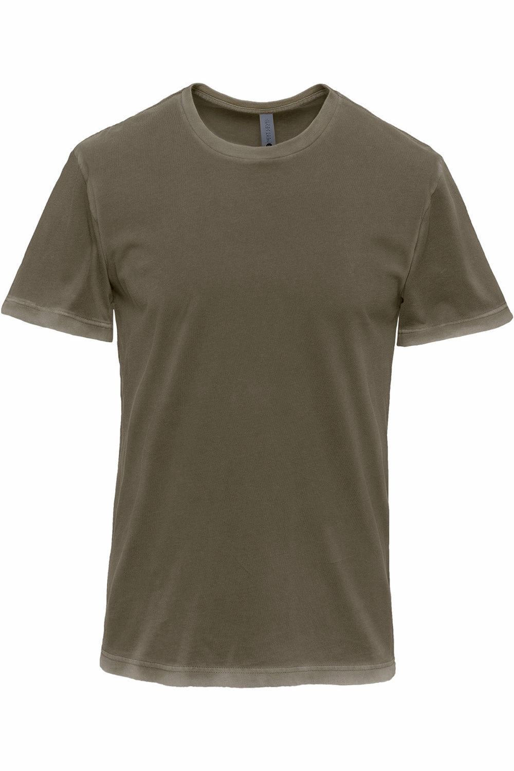 Next Level Mens Soft Wash Short Sleeve Crewneck T-Shirt - Military Green