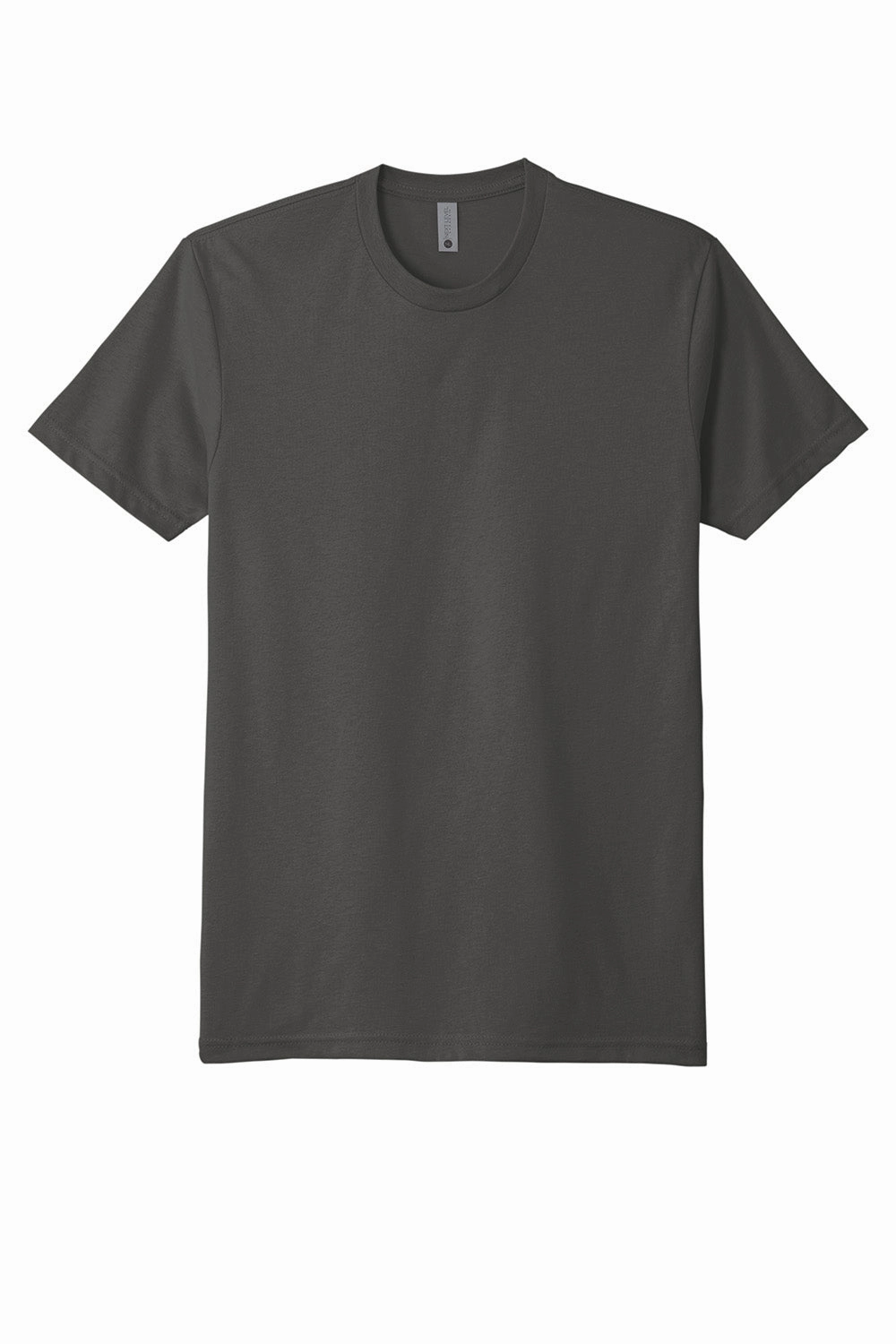 Next Level Mens Sueded Jersey Short Sleeve Crewneck T-Shirt - Heavy Metal Grey