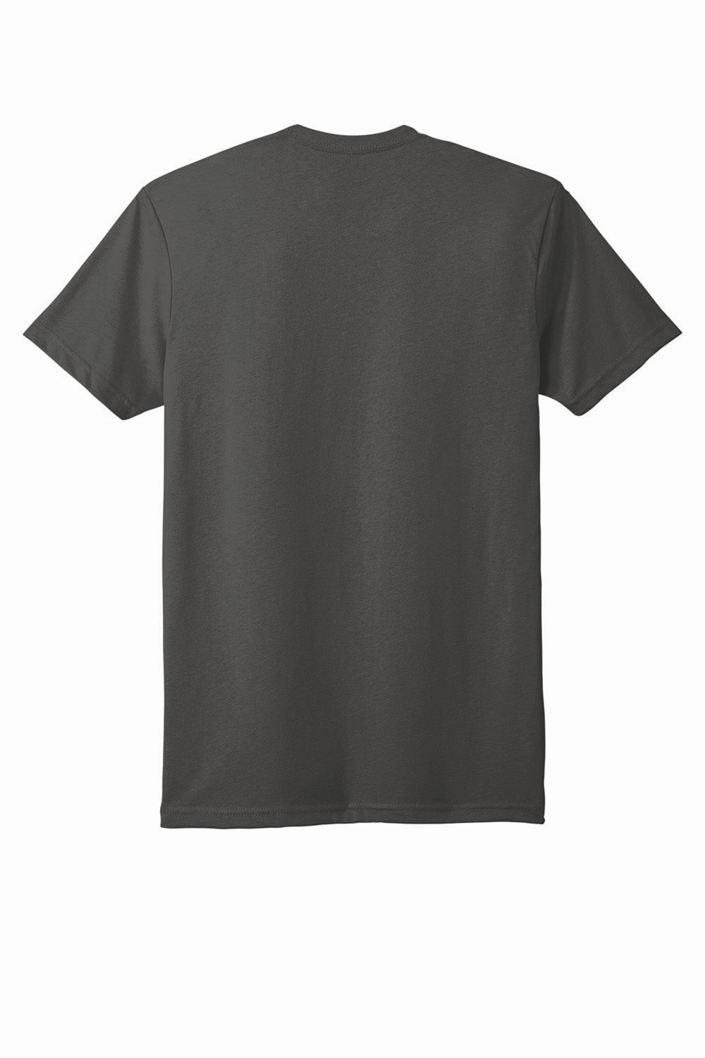 Next Level Mens Sueded Jersey Short Sleeve Crewneck T-Shirt - Heavy Metal Grey