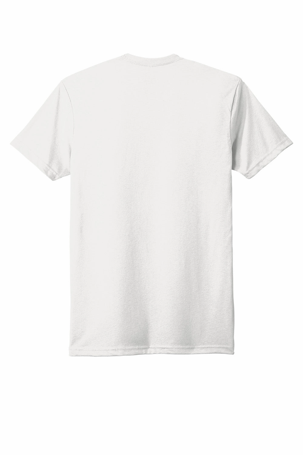 Next Level Mens Sueded Jersey Short Sleeve Crewneck T-Shirt - White