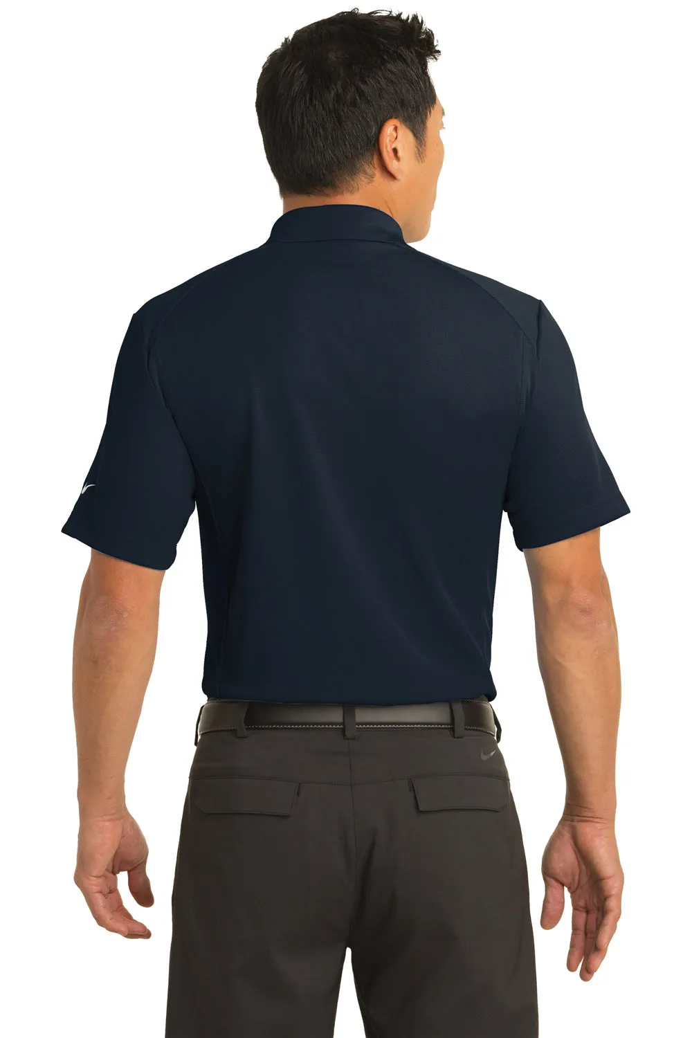 Nike Mens Classic Dri-Fit Moisture Wicking Short Sleeve Polo Shirt - Midnight Navy Blue