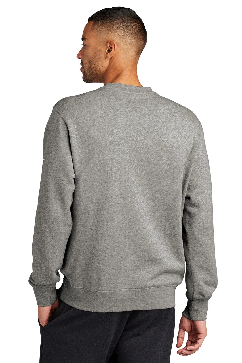 Nike Mens Club Fleece Crewneck Sweatshirt - Heather Dark Grey