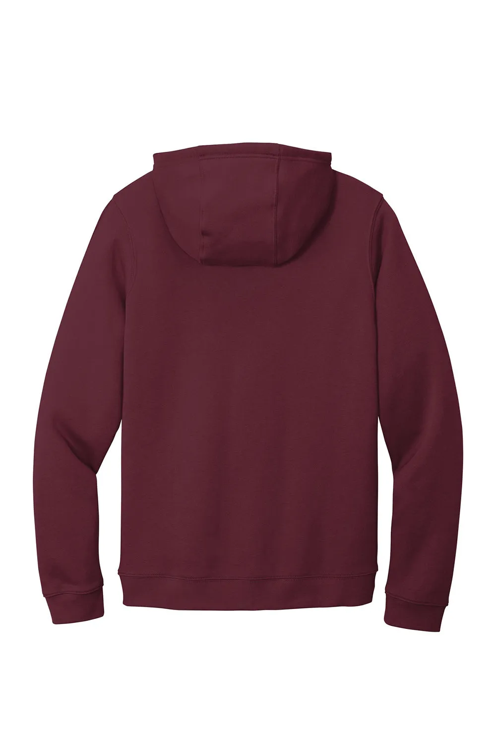 Nike Mens Club Fleece Hooded Sweatshirt Hoodie w/ Pouch Pocket - Dark Maroon