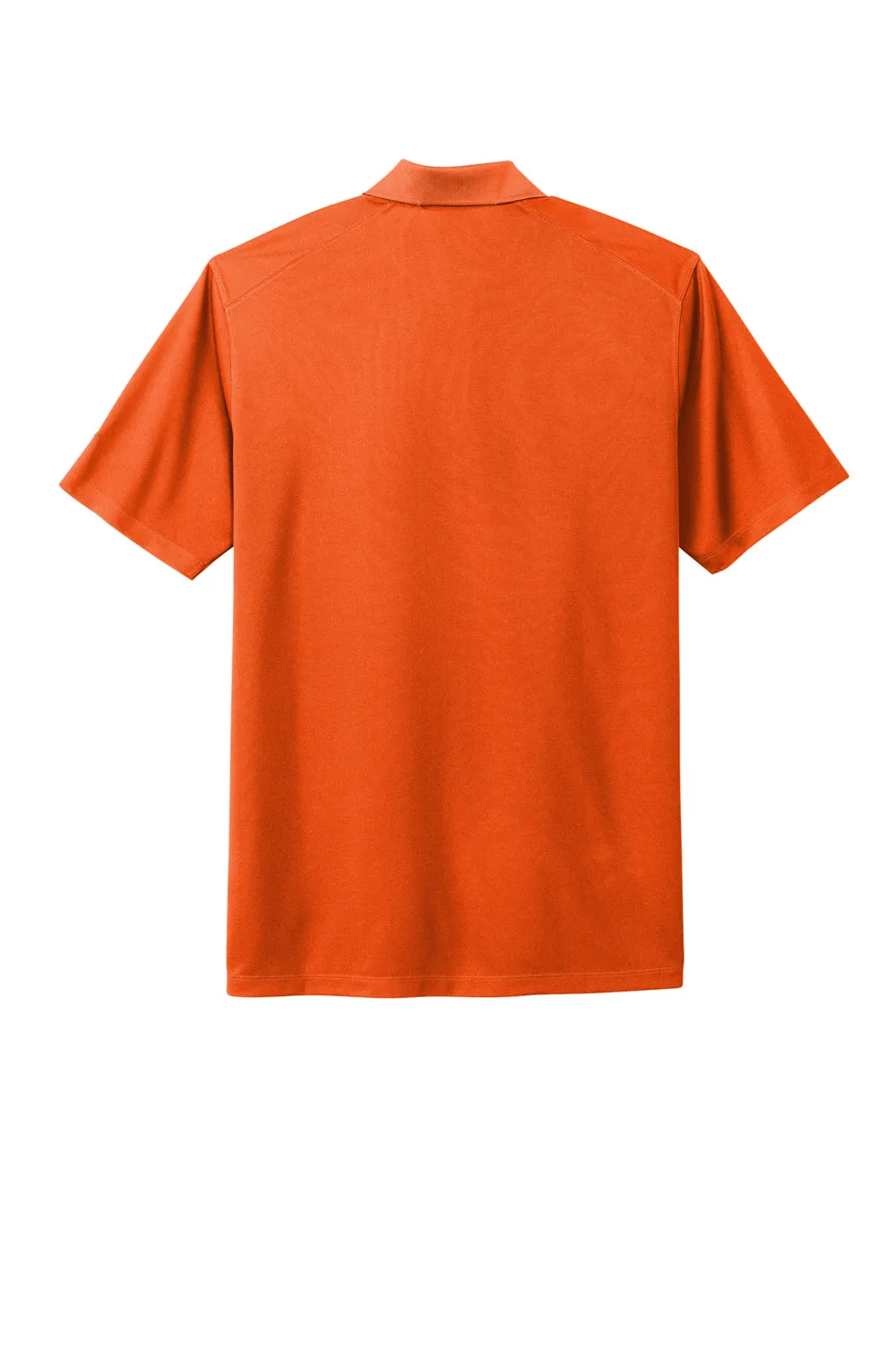 Nike Mens Dri-Fit Moisture Wicking Micro Pique 2.0 Short Sleeve Polo Shirt - Brilliant Orange