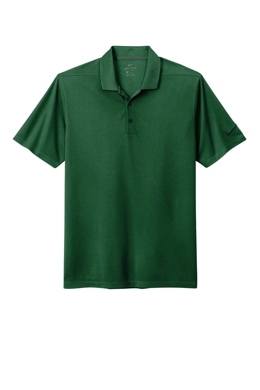 Nike Mens Dri-Fit Moisture Wicking Micro Pique 2.0 Short Sleeve Polo Shirt - Gorge Green