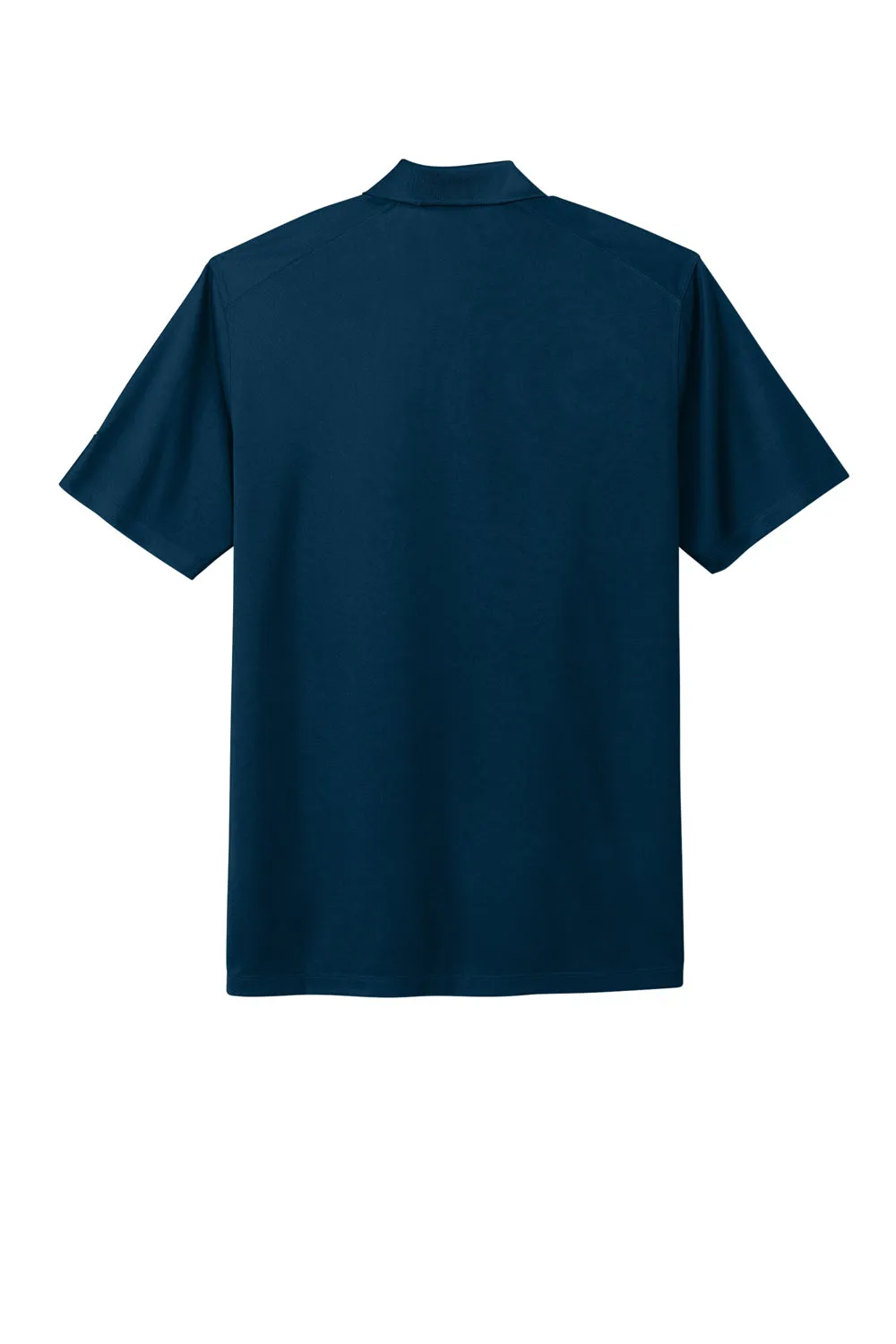 Nike Mens Dri-Fit Moisture Wicking Micro Pique 2.0 Short Sleeve Polo Shirt - Navy Blue