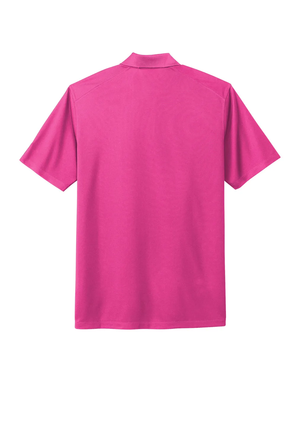 Nike Mens Dri-Fit Moisture Wicking Micro Pique 2.0 Short Sleeve Polo Shirt - Vivid Pink