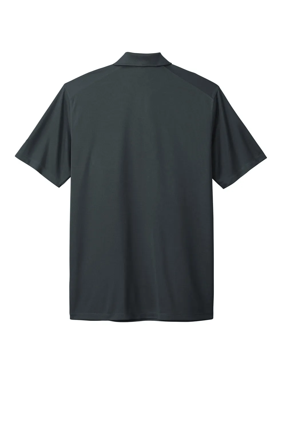 Nike Mens Dri-Fit Moisture Wicking Micro Pique 2.0 Short Sleeve Polo Shirt w/ Pocket - Anthracite Grey