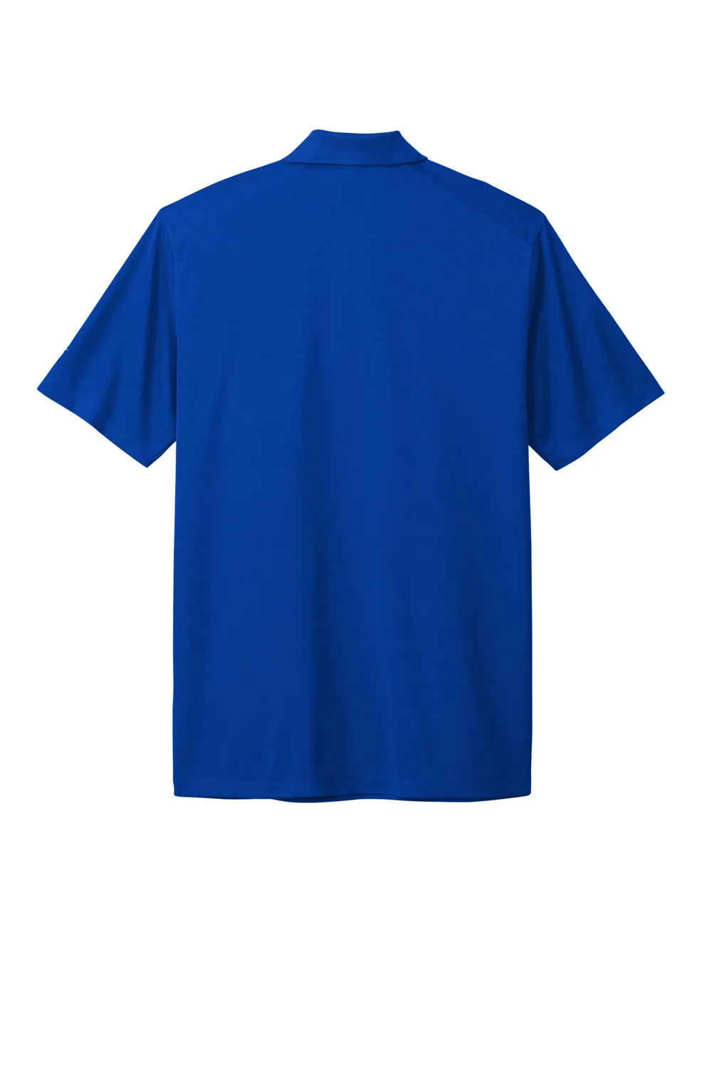 Nike Mens Dri-Fit Moisture Wicking Micro Pique 2.0 Short Sleeve Polo Shirt w/ Pocket - Game Royal Blue