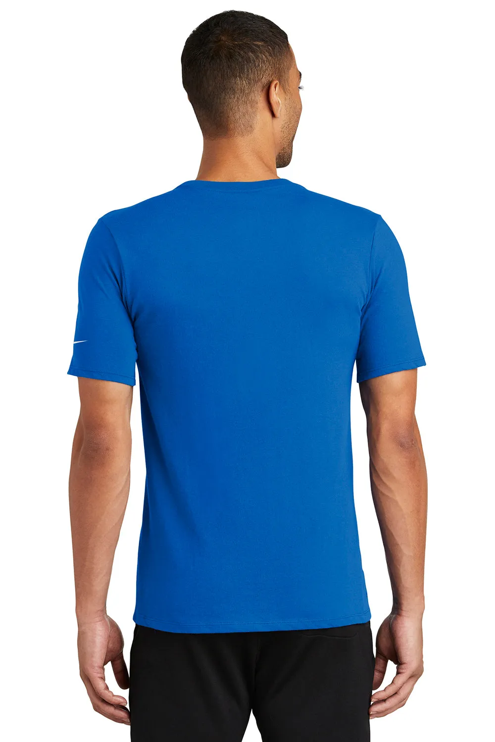 Nike Mens Dri-Fit Moisture Wicking Short Sleeve Crewneck T-Shirt - Game Royal Blue
