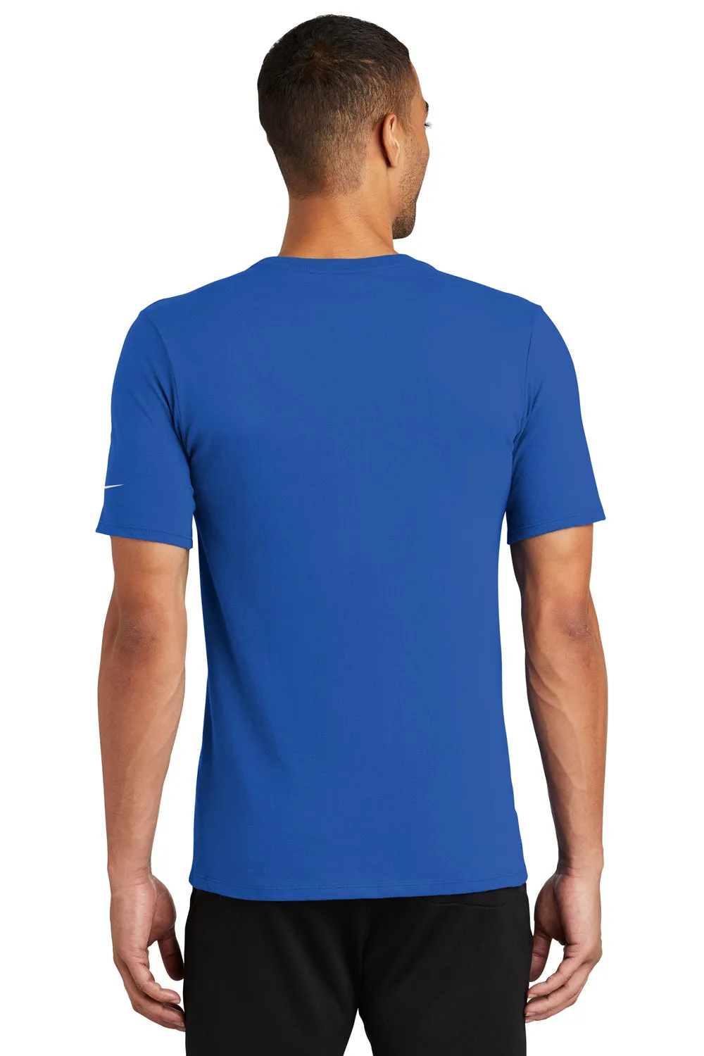 Nike Mens Dri-Fit Moisture Wicking Short Sleeve Crewneck T-Shirt - Rush Blue