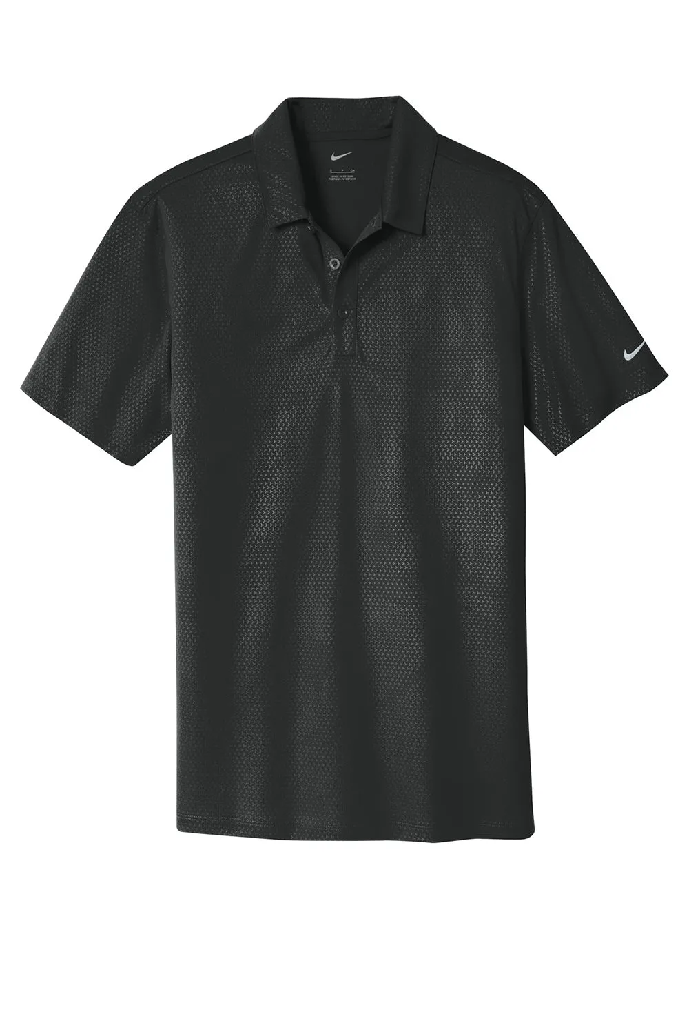 Nike Mens Dri-Fit Moisture Wicking Short Sleeve Polo Shirt - Black