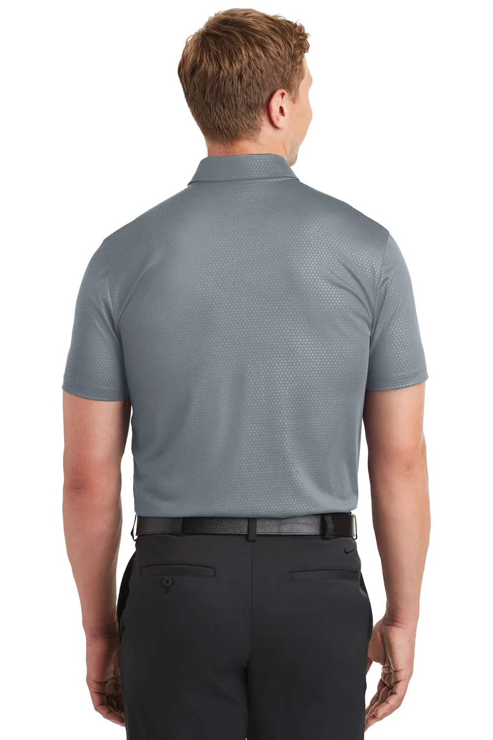 Nike Mens Dri-Fit Moisture Wicking Short Sleeve Polo Shirt - Cool Grey